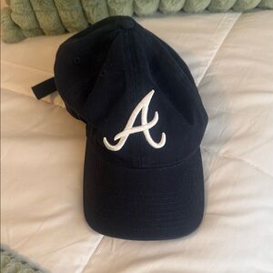 Black Baseball Cap with White Logo